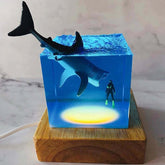 The resin shark night light ( Best Gift 🎁 )