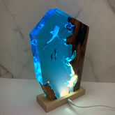 Whale Shark Resin Lamp – Ocean Night Light for Scuba Diving Lovers