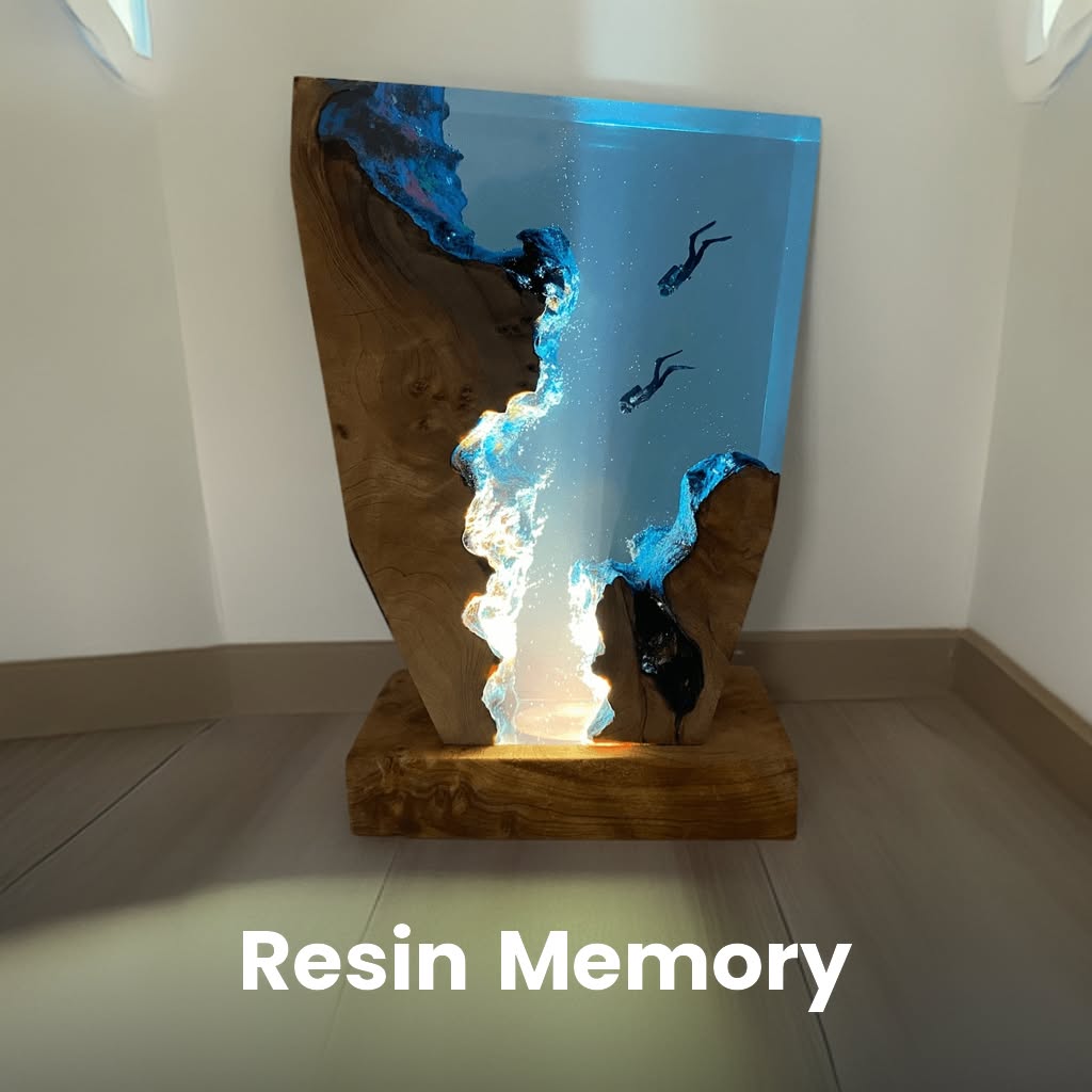 Diver frozen in light, Night Light, Scuba Diving Deep Sea Exploration（ Best Gift 🎁 ）