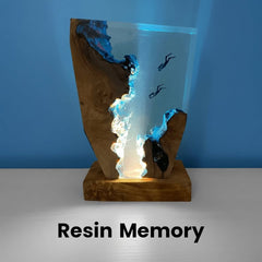 Diver frozen in light, Night Light, Scuba Diving Deep Sea Exploration（ Best Gift 🎁 ）